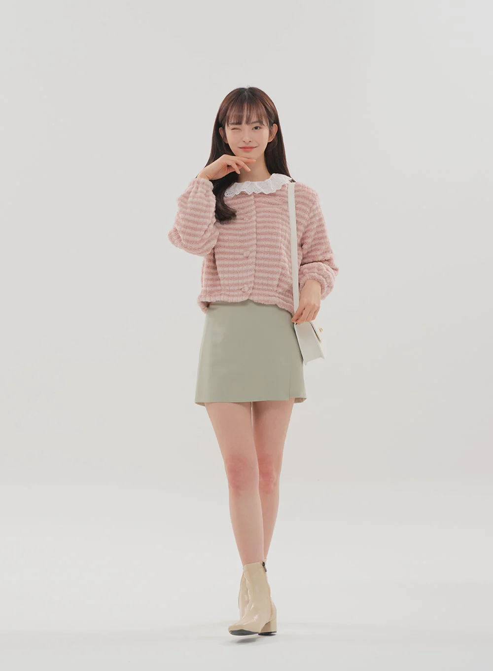 Wrap Style Mini Skirt BS-B11010502 - Image 4