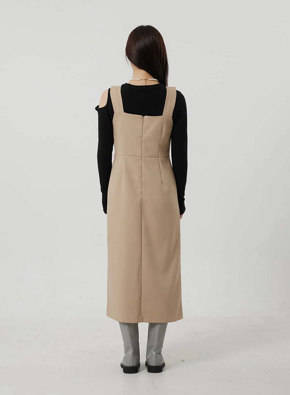 Wrapped Button Maxi Dress OF307 - Image 12