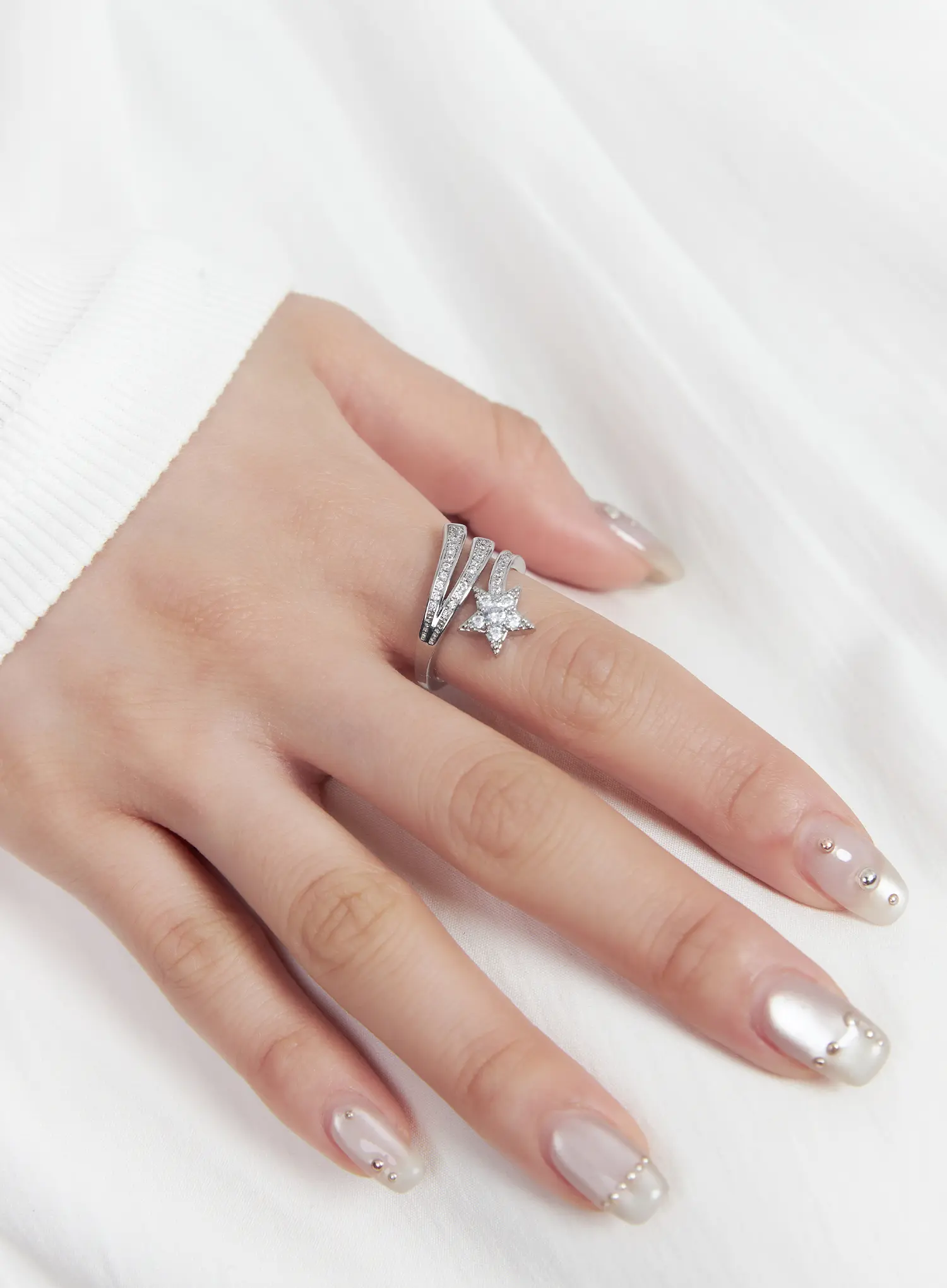 Wrapped Star Cubic Ring CF525