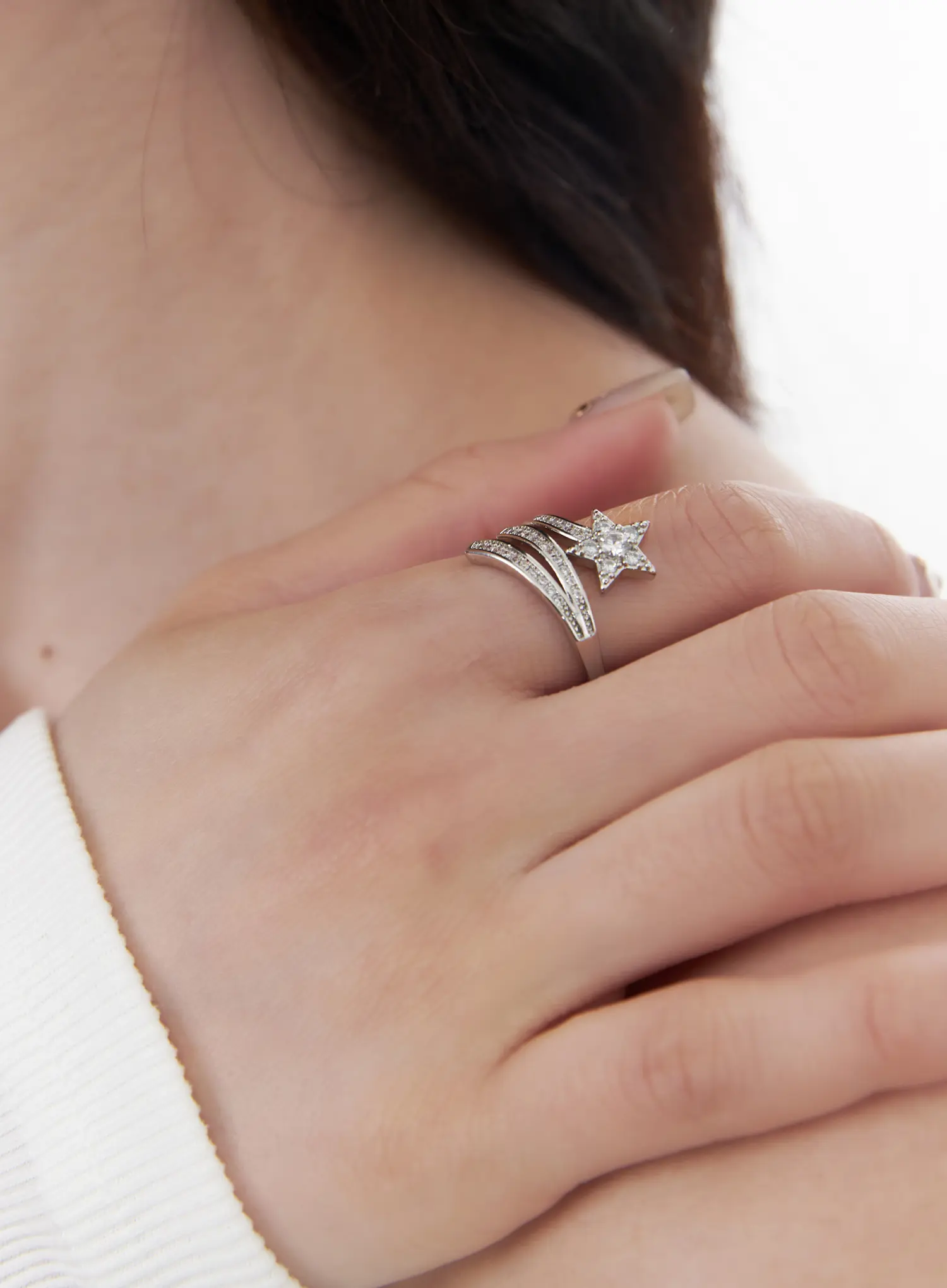Wrapped Star Cubic Ring CF525 - Image 4