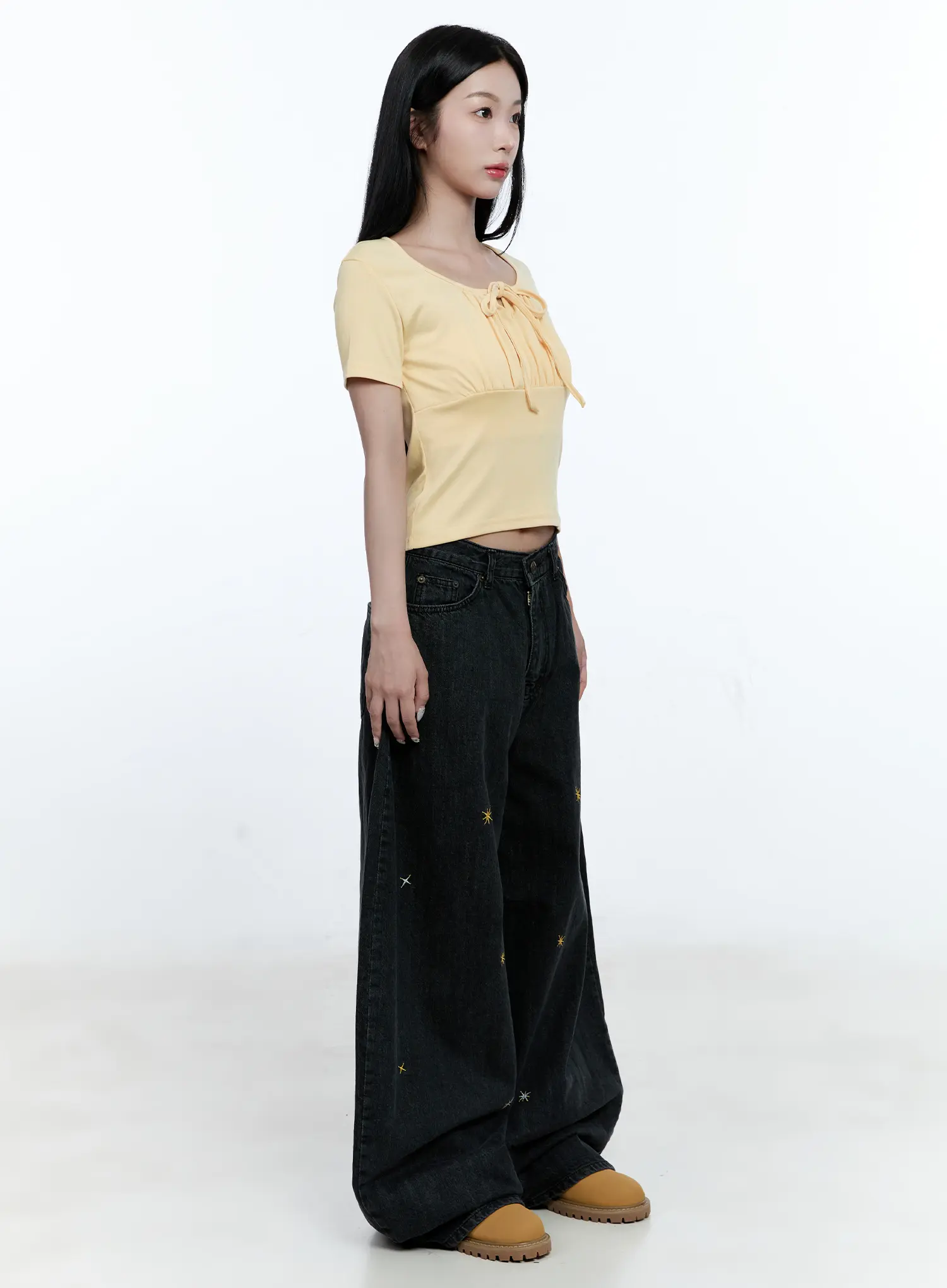 Wynter Star Embroidered Denim Jeans CG507 - Image 4