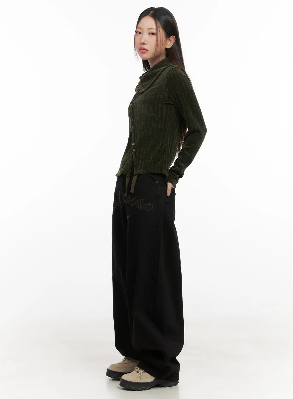Yasmin Denim Wide Fit Jeans CD413 - Image 3