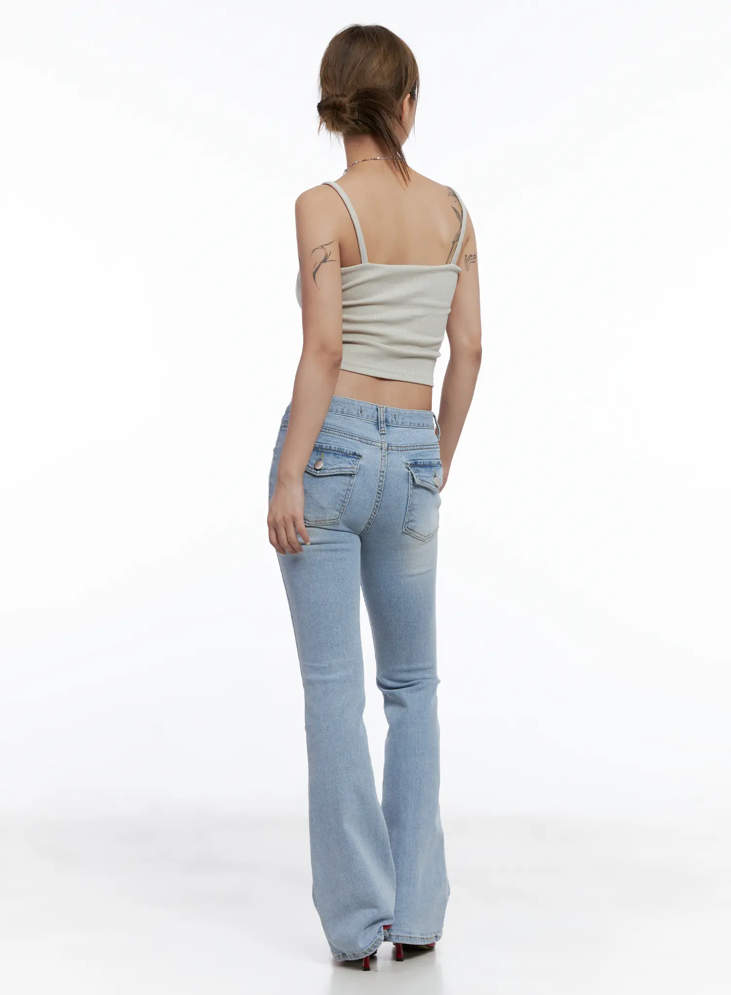 Yeojin Classic Flare Denim Jeans CL510 - Image 8