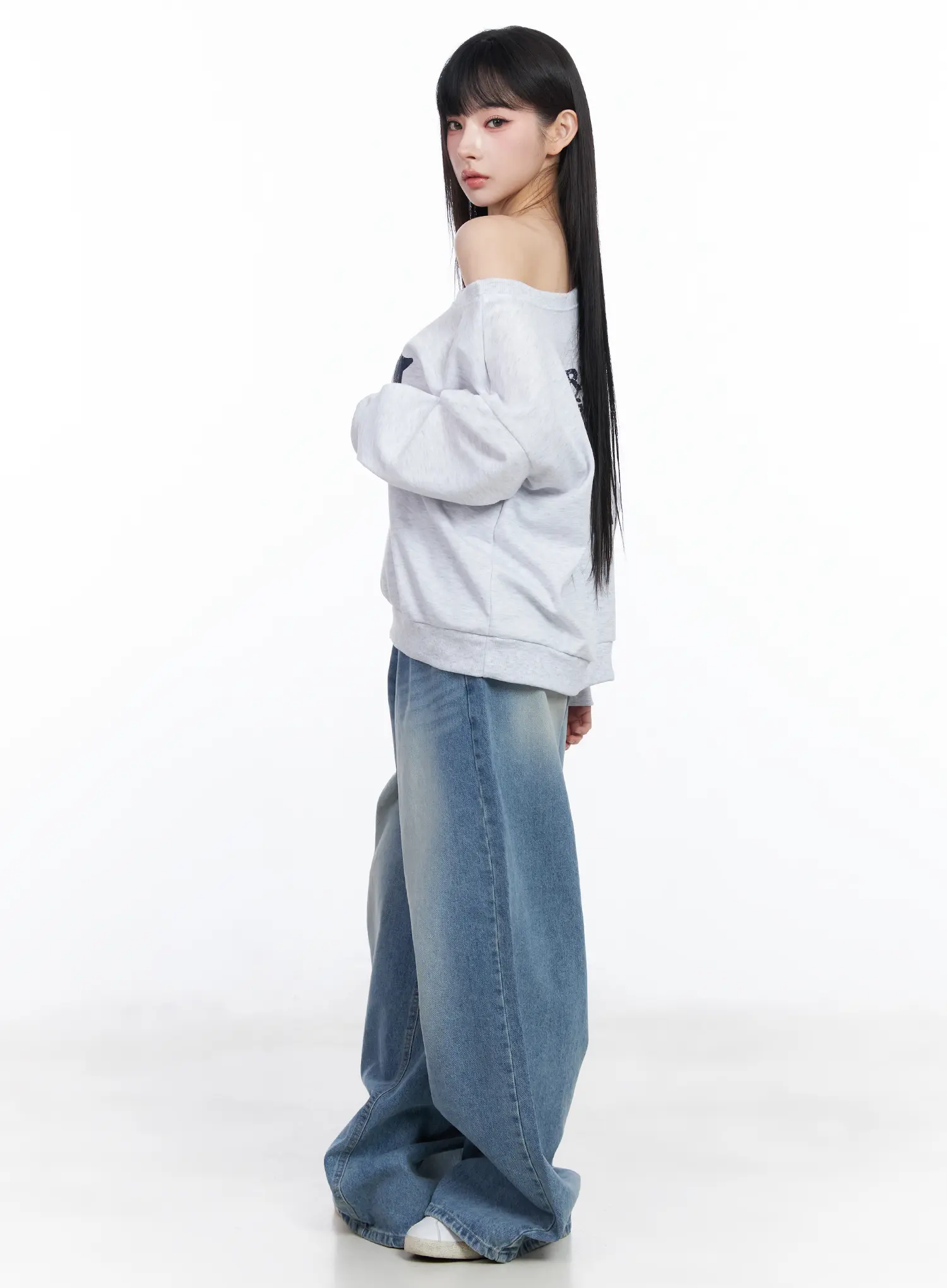 Yoon Washed Baggy Jeans CF518 - Image 6