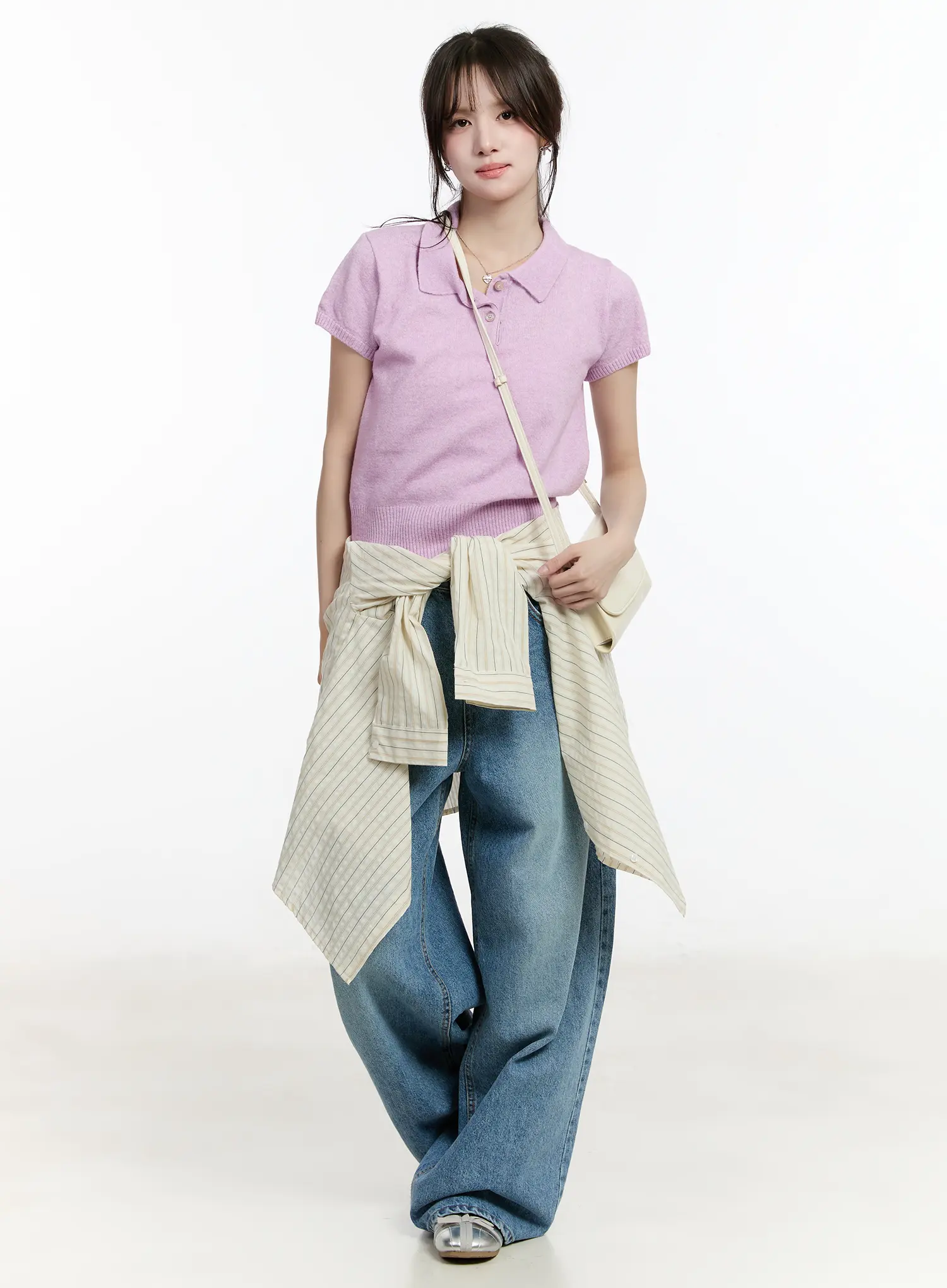 Zee Classic Washed Wide Leg Jeans CM505 - Image 2