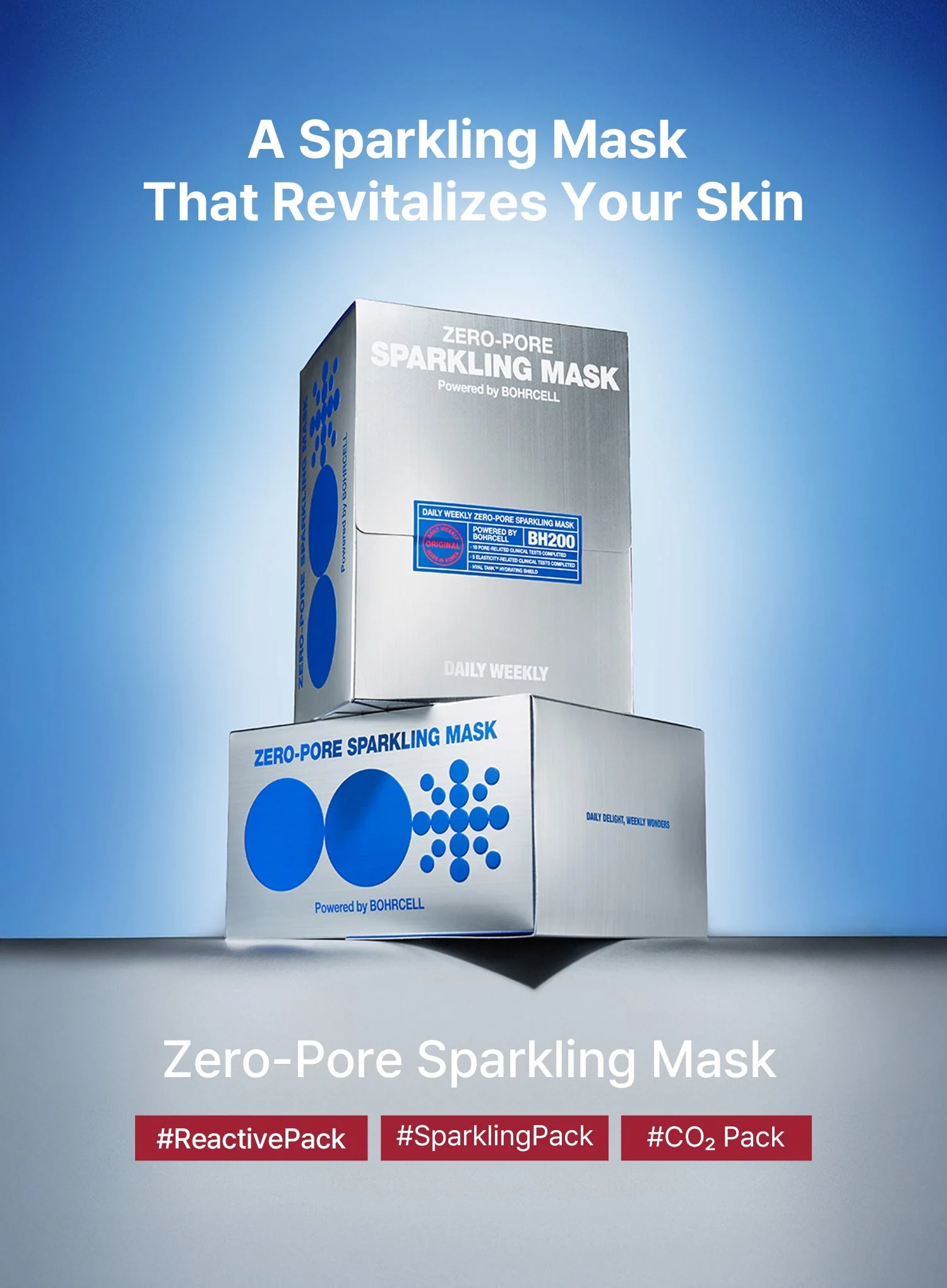 Zero-Pore Sparkling Mask BH200 6 Set (120ml(20ml*6ea)+30g(5g*6ea)) - Image 7