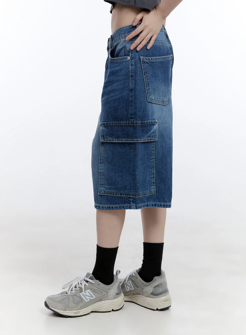Zia Baggy Cargo Jorts CG413 - Image 5