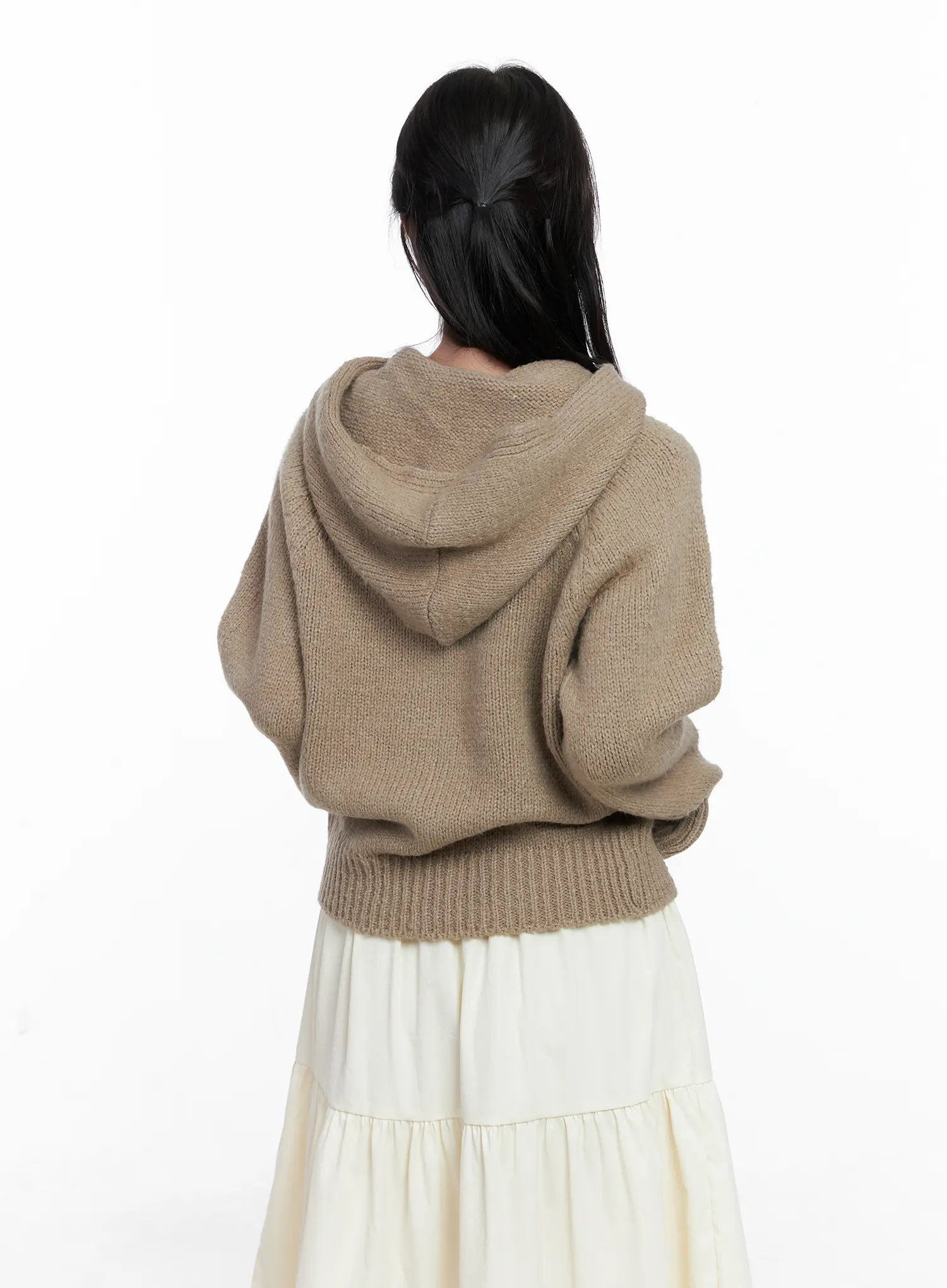 Zip-Up Hoodie Knit CS523 - Image 7
