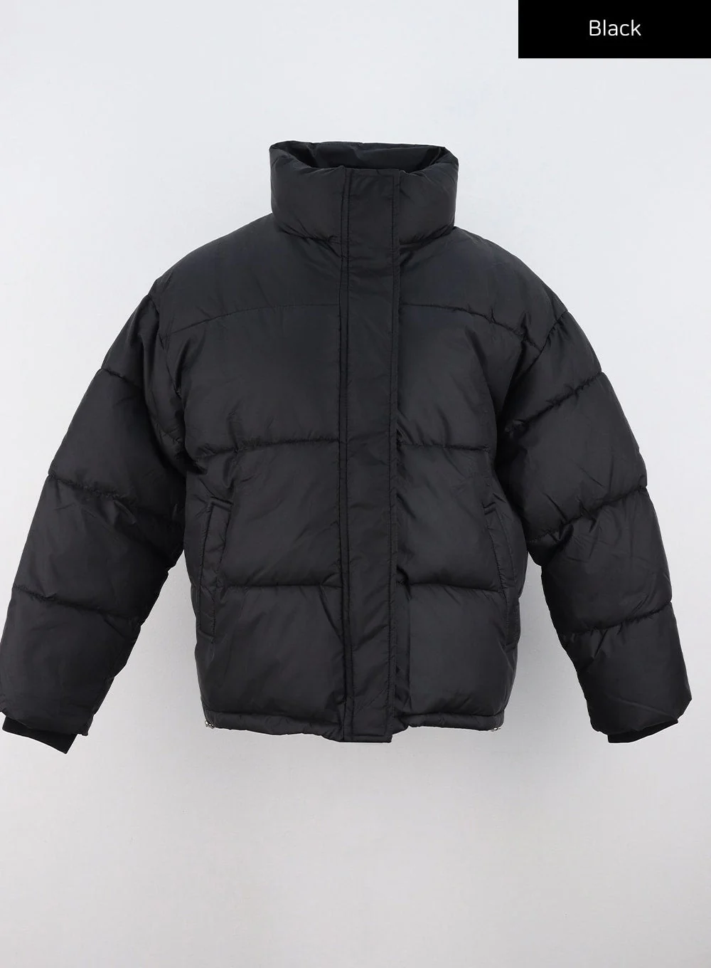 Zip-Up Stand Collar Puffer Jacket CO319 - Image 22